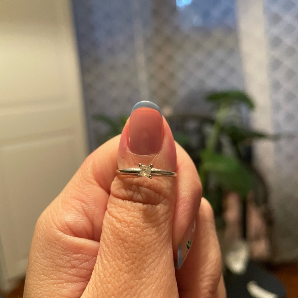 Solitaire Diamond Ring Purchased From Moody’s In Tulsa, Ok 2011 View 3